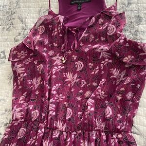 White House Black Market Asymmetrical Maxi Dress